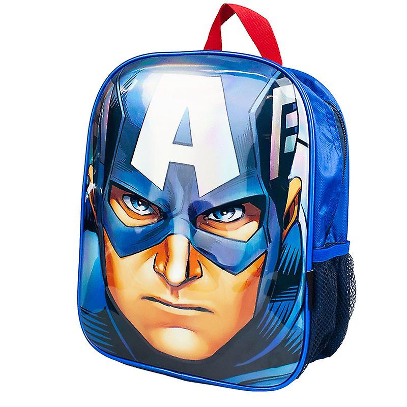 Marvel Captain America 3D Design Backpack RRP 12.99 CLEARANCE XL 4.99